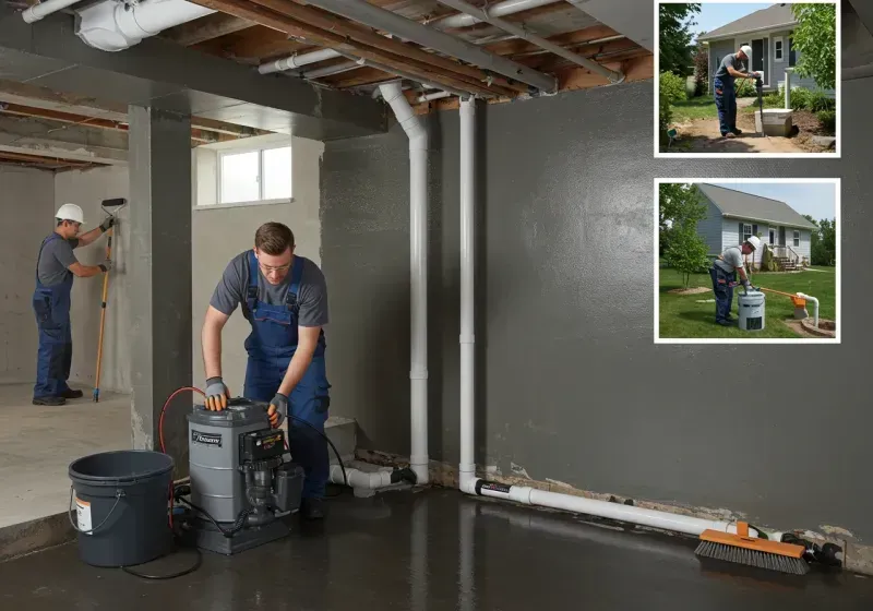 Basement Waterproofing and Flood Prevention process in Felton, CA